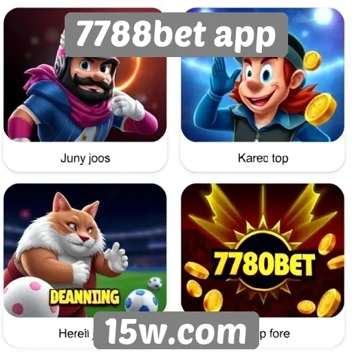 Principais jogos disponíveis no 7788bet app